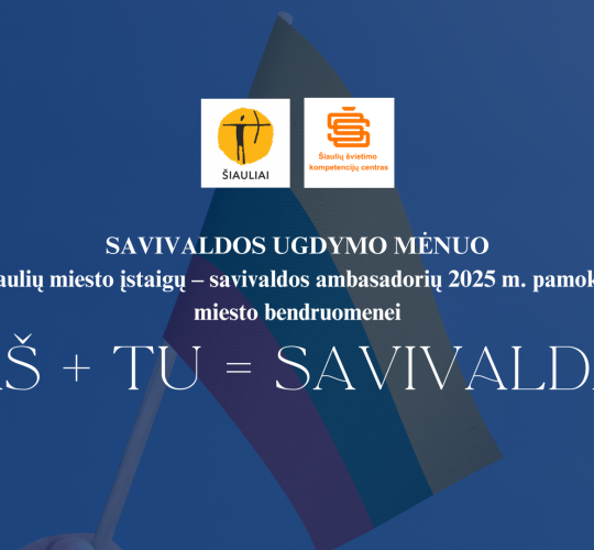 Kviečiame dalyvauti savivaldos ambasadorių renginiuose