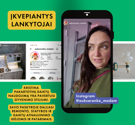 Įkvepiantys „Daiktų kiemas“ lankytojai