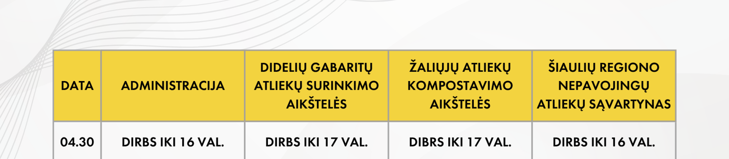 Darbo laikas prieššventinę dieną