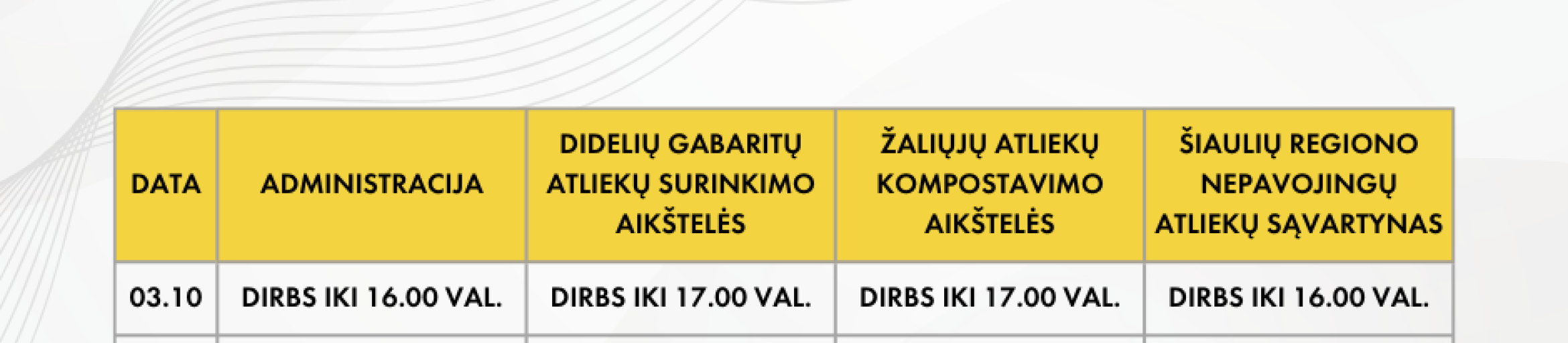 Darbo laikas prieššventinę dieną