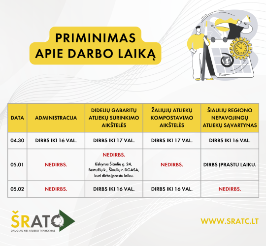 Darbo laikas prieššventinę dieną