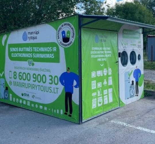 Joniškyje įrengta senos buitinės technikos ir elektronikos priėmimo vieta