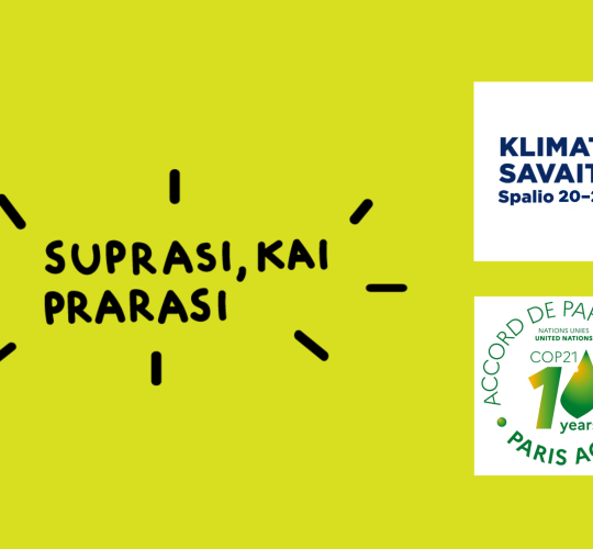 Prasideda 2025 m. Klimato savaitė: Lietuva mini Paryžiaus susitarimo dešimtmetį