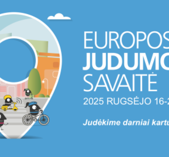 Joniškyje rugsėjo 16–22 d. vyks Europos judumo savaitės renginiai
