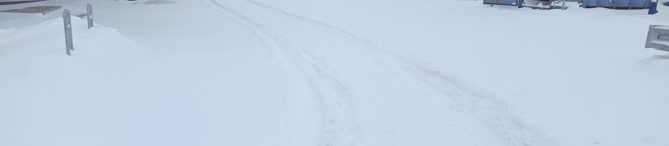 Dėl gausiai iškritusio sniego dalis atliekų priėmimo aikštelių yra neprivažiuojamos