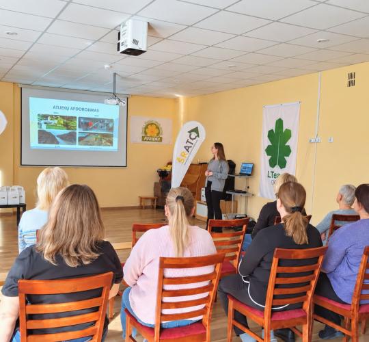 Šiaulių r. Gruzdžių lopšelio-darželio „Puriena“ bendruomenė domėjosi tinkamu atliekų tvarkymu