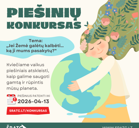 Vaikai kviečiami piešiniais prabilti apie mūsų planetos ateitį