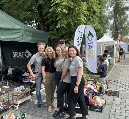 ŠRATC edukacinė erdvė Žagarės vyšnių festivalyje sulaukė šimtų lankytojų