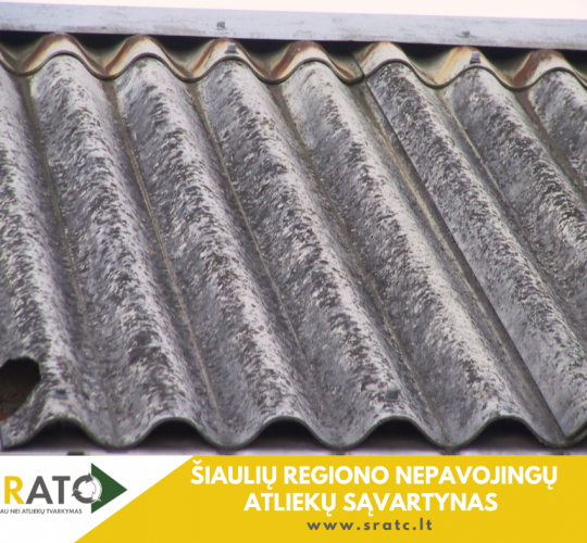 Asbesto turinčių atliekų pristatymo į atliekų sąvartyną tvarka