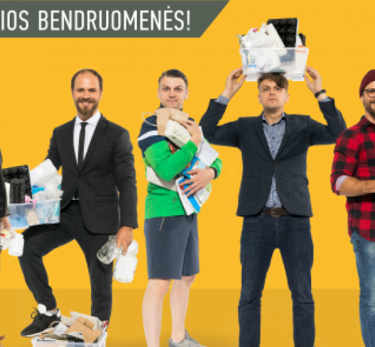Mitas sugriautas – išrūšiuotos atliekos surenkamos tinkamai