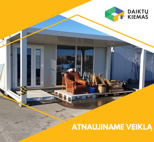 Daiktų kiemo stotelės atnaujina veiklą
