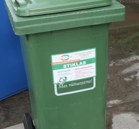 Dėmesio, Šiauliuose keičiasi stiklo atliekų surinkimo grafikai